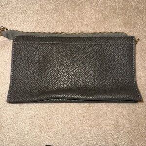 Gray trifold  Clutch